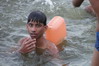 Varanásí - škola plavání v Ganze