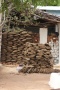 Khadžuráho - zásobárna sušeného trusu